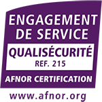 Logo de la certification afnor Qualisécurité